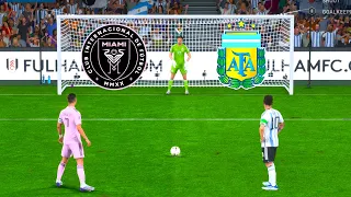 FIFA 23 ! INTER MIAMI VS ARGENTINA ! RONALDO VS MESSI I PENALTY SHOOTOUT ! PC NEXT GEN! 4K