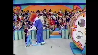 Kristie playing the Grand Prize Game on the Bozo Show