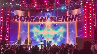 Roman Reigns & The Bloodline LIVE Entrance In Chicago 12/16/2022