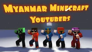 Myanmar Minecraft youtubers dance to Myanmar OPPA GANGNAM STYLE song