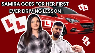 SAMIRA GOES FOR HER FIRST EVER DRIVING LESSON | ALLHUMDULILLAH!