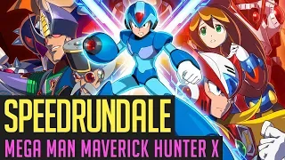 Mega Man Maverick Hunter X (100%) Speedrun in 42:16 von Berlindude | Speedrundale