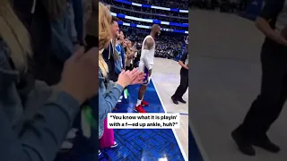 This courtside conversation between LeBron James and Patrick Mahomes 👀