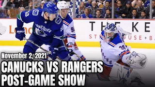 Canucks vs Rangers Post-Game Show (November 2, 2021)