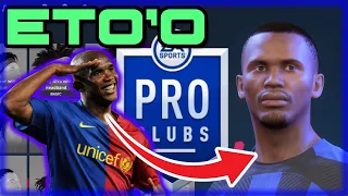 Samuel Eto'o Pro Clubs Look alike