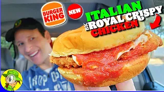 Burger King® ITALIAN BK® ROYAL CRISPY CHICKEN SANDWICH Review 🍔👑🇮🇹🐔🥪 ⎮ Peep THIS Out! 🕵️‍♂️