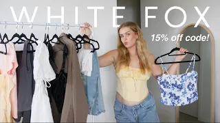 White Fox Boutique Try-On Haul 2024 + Discount code!!