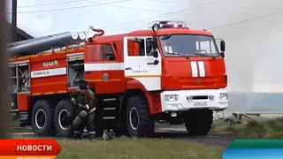 В Нарьян-Маре сгорела бывшая столовая санаторно-лесной школы