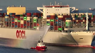 OOCL Piraeus’s Maiden Call to the Port of Piraeus (PCT)