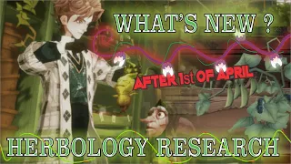 🌺WHAT'S NEW AFTER 1st OF APRIL 🌿HERBOLOGY CAREER🍃 RESEARCH📚 - HARRY POTTER MAGIC AWAKENED✨