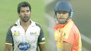 An economic over by Shabbir Ahluwalia vs Chennai Rhinos | Mumbai Heroes | CCL