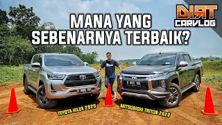 KOMPARASI LENGKAP TOYOTA HILUX 2020 VS MITSUBISHI TRITON 2020 | DIRT CARVLOG #259