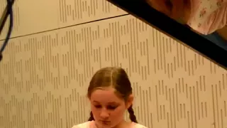 Alma Deutscher playing the cadenza from her new piano concerto.