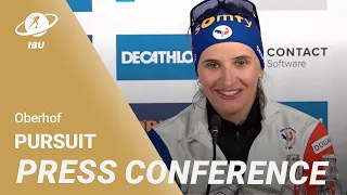 Oberhof 2023: Women Pursuit Press Conference