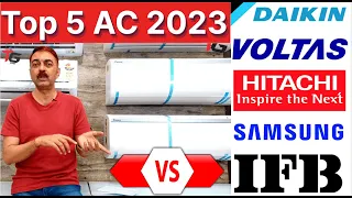 Top 5 AC 2023 Buying Guide Room Air Conditioner Brand Daikin Hitachi Voltas Ifb Samsung