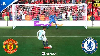 FIFA 23 - Manchester United Vs Chelsea - Penalty Shootout | PS5™ Gameplay [4K 60FPS] Next Gen