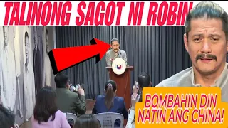 ROBIN PADILLA MATINDING BANAT NA SAGOT SA MGA MEDIA - PRESS CONFERENCE SENATE APRIL 16 ,2024