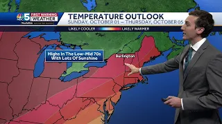 Video: Warm, sunny stretch ahead (09-26-23)