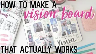 How to Make a Vision Board That Actually Works! ⎮ Bullet Journal Vision Board