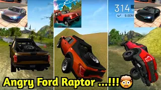 Angry Ford Raptor || Extreme Car Driving Simulator vs Extreme SUV Driving Simulator #2