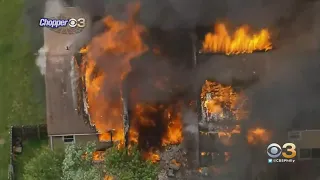 Explosions, Massive Fire Rip Through Lower Providence Township Townhouses