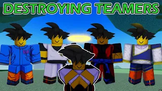 Destroying Teamers | DBR Roblox