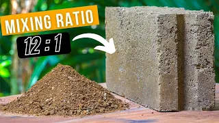 How To Make Cement Bricks With Soil | Easiest Way  At Home | Cement Bricks innovation Ideas