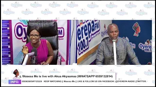 Wasesa Me is live with Akua Akyaamaa (WHATSAPP 0559132814) 11-06-2023