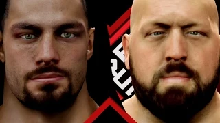 WWE 2K15 Roman Reigns vs Big Show - Last Man Standing Match (Extreme Rules 2015)