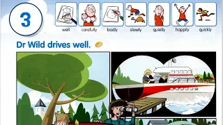 Fly High 4 📕Lesson 3 🐦Dr Wild Drives Well📜Adverbs of Manner c. 10-11 ✅ Activity Book & Fun Grammar