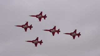 Patrouille Suisse - Northrop F-5E Tiger IIs - RIAT 2017 (Day 2)