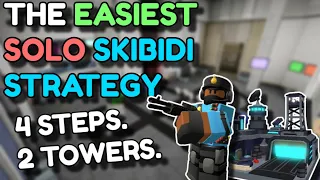THE EASIEST SOLO SKIBIDI TOILET EVENT STRATEGY (5K COINS, 4 STEPS) | ROBLOX TOWER DEFENSE SIMULATOR