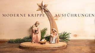 Grödner Weihnachtskrippen l Ausführungen Moderne Krippenfiguren