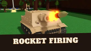 Sturmtiger Rocket Firing | Build A Boat For Treasure - Roblox