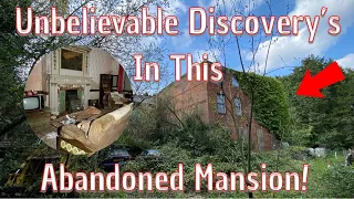 Exploring An Incredible Dangerous Derelict Mansion￼ With Absolutely Everything Left Behind!!