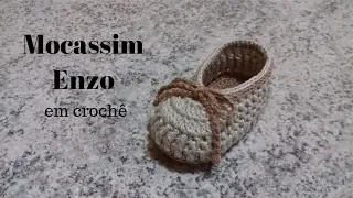 Mocassim Enzo em crochê