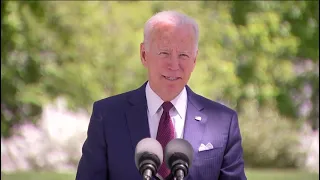 President Biden discusses CDC's new rule on outdoor mask wearing for fully vaccinated people