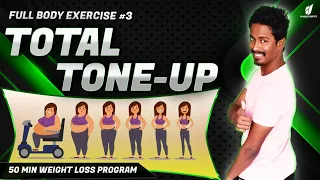 Total Tone - Up | 50 Minutes Weight Loss Program | Zumba Fitness With Unique Beats | Vivek Sir