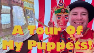 A Tour Of My Puppets From The Punch  And Judy Show!