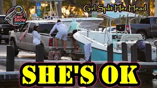 Captain Takes the Plunge ! Boat Ramp at Black Point Gets Scary  (Chit Show)