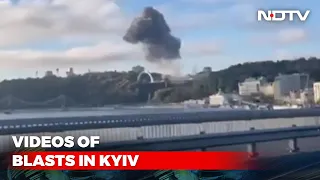 Videos Of Blasts In Ukraine Capital Capture Panic, Mayhem