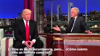 Letterman y Donald Trump hablan de Carlos Slim