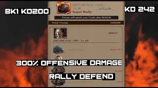 Clash Of Kings - Mr Nop Rallied Me - 300%+ Offensive Damage Rally Defended