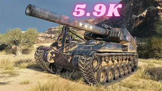 T92 HMC  the best arty 5.9K Damage World of Tanks Replays