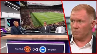 Paul Scholes Disappointed with Manchester United’s Performance vs Brighton - Brighton 2-1 Man United