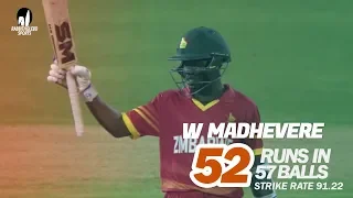 Wesley Madhevere's 52 Runs Against Bangladesh | 2nd ODI | Zimbabwe tour of Bangladesh 2020