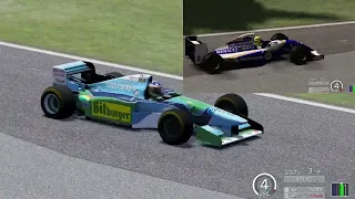 Assetto Corsa - Williams FW16 790HP vs Benetton B194 740HP -Imola 1994