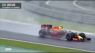 F1 overtaking compilation