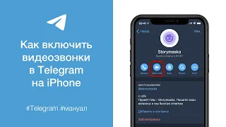 Как включить видеозвонки в Telegram на iPhone — Скрытая функция Telegram 6.3 на айфоне