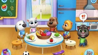 Talking Tom and Friends | episode 10 | Tom makan bersama teman - teman